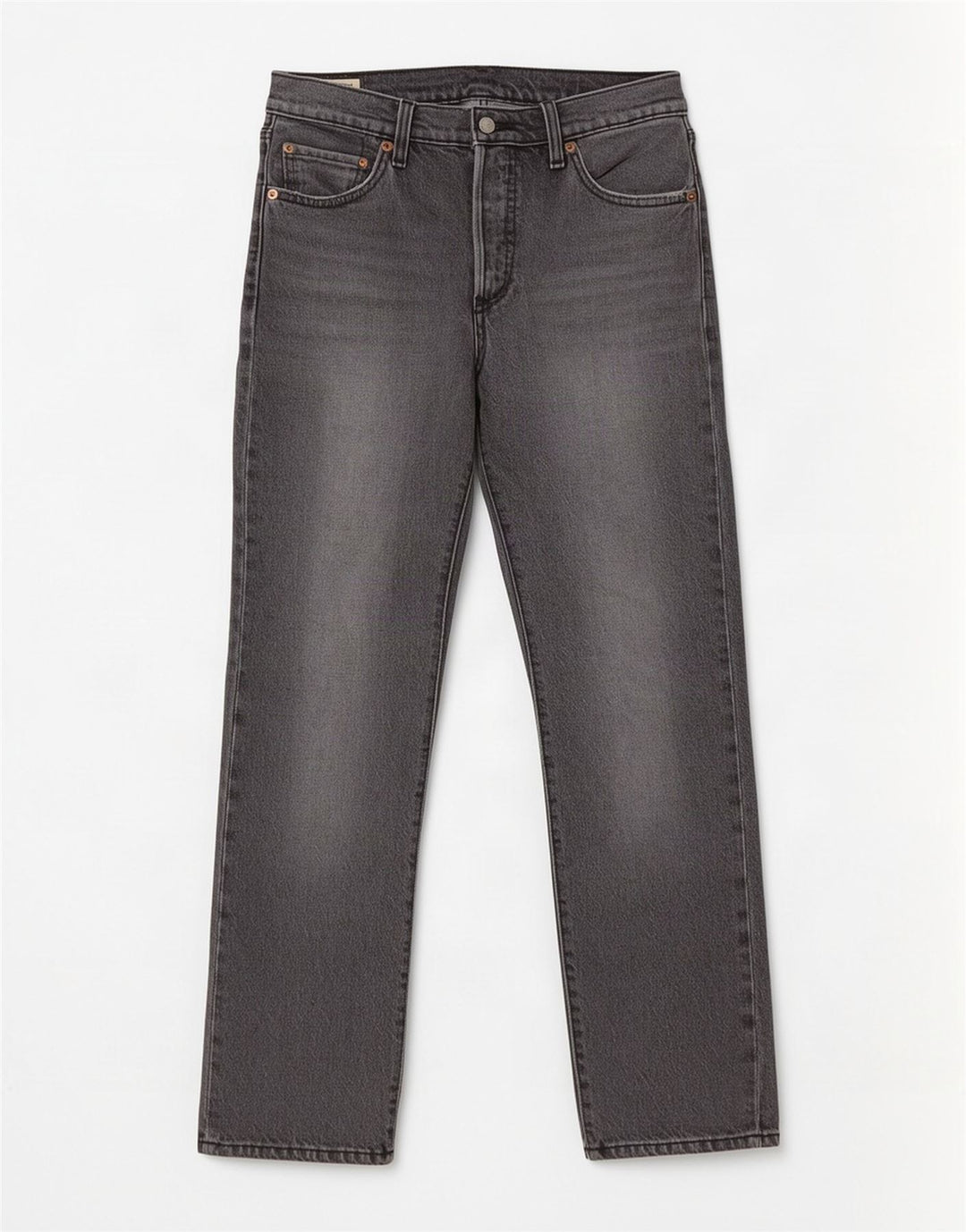 Calça jeans masculina Levi's 501 Straight W28 L27 cinza algodão