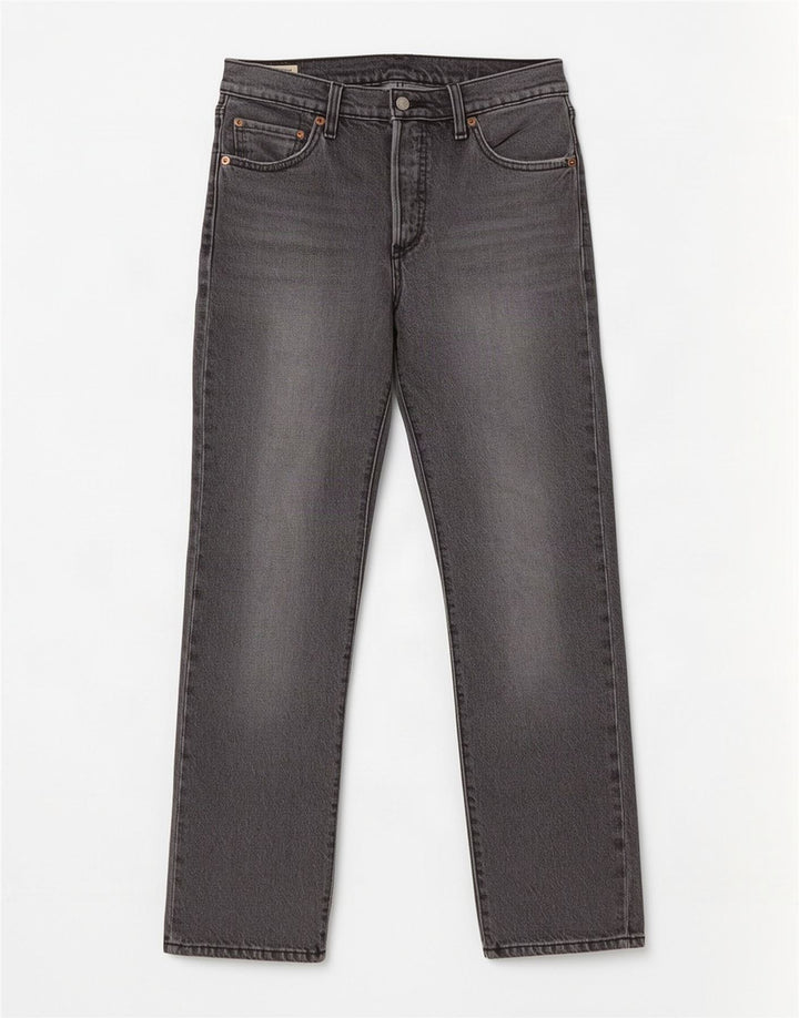 Calça jeans masculina Levi's 501 Straight W28 L27 cinza algodão