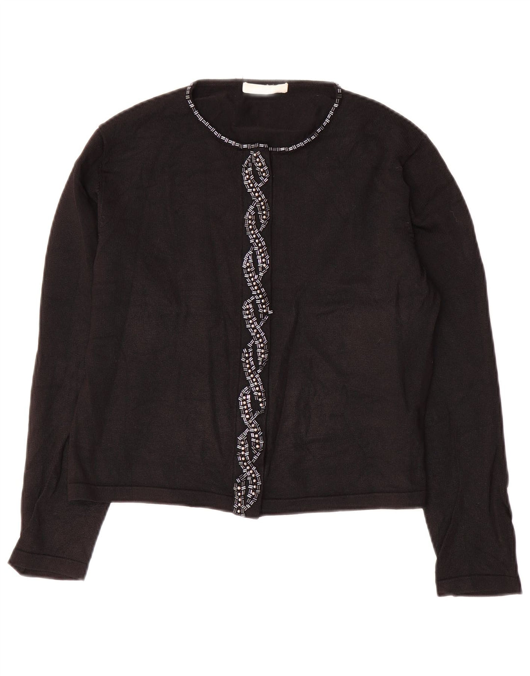 Suéter cardigã feminino Marks & Spencer Reino Unido 12 médio preto