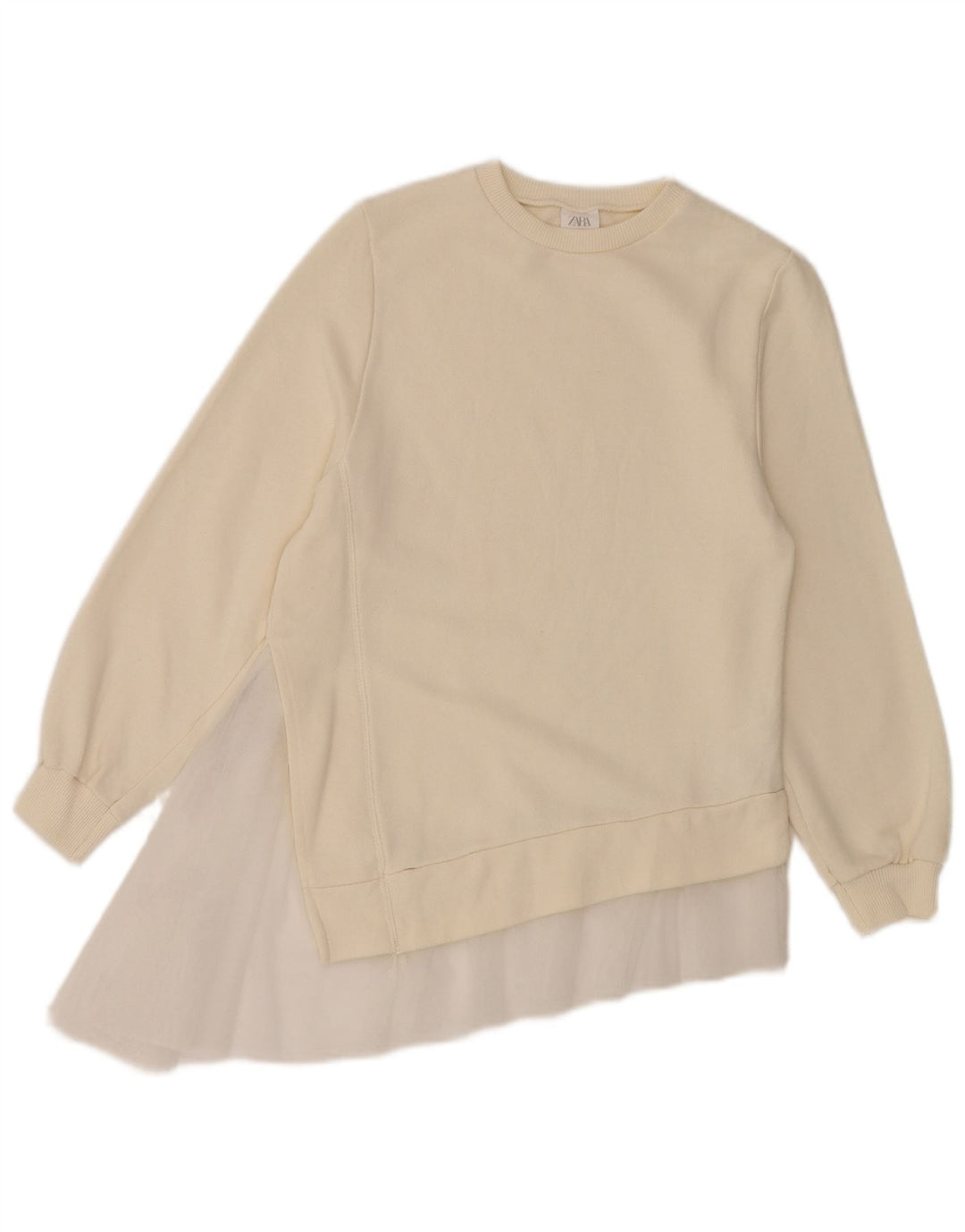 Moletom feminino ZARA 11-12 anos algodão branco