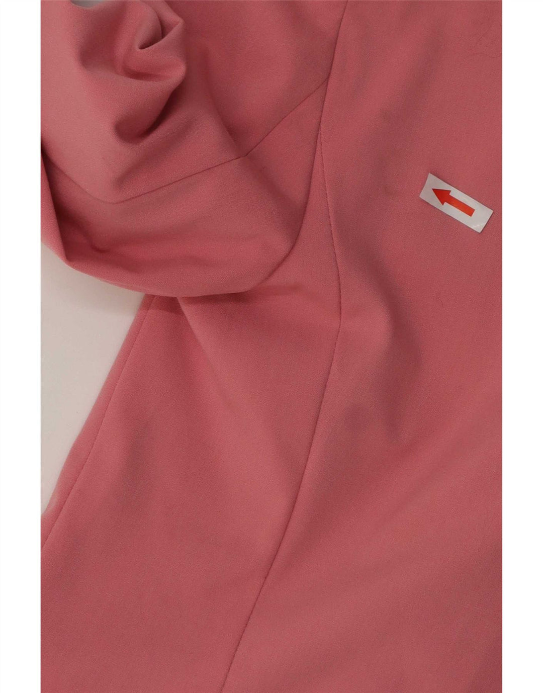 Jaqueta blazer feminina Zara com 1 botão EU 34 2XS rosa poliéster