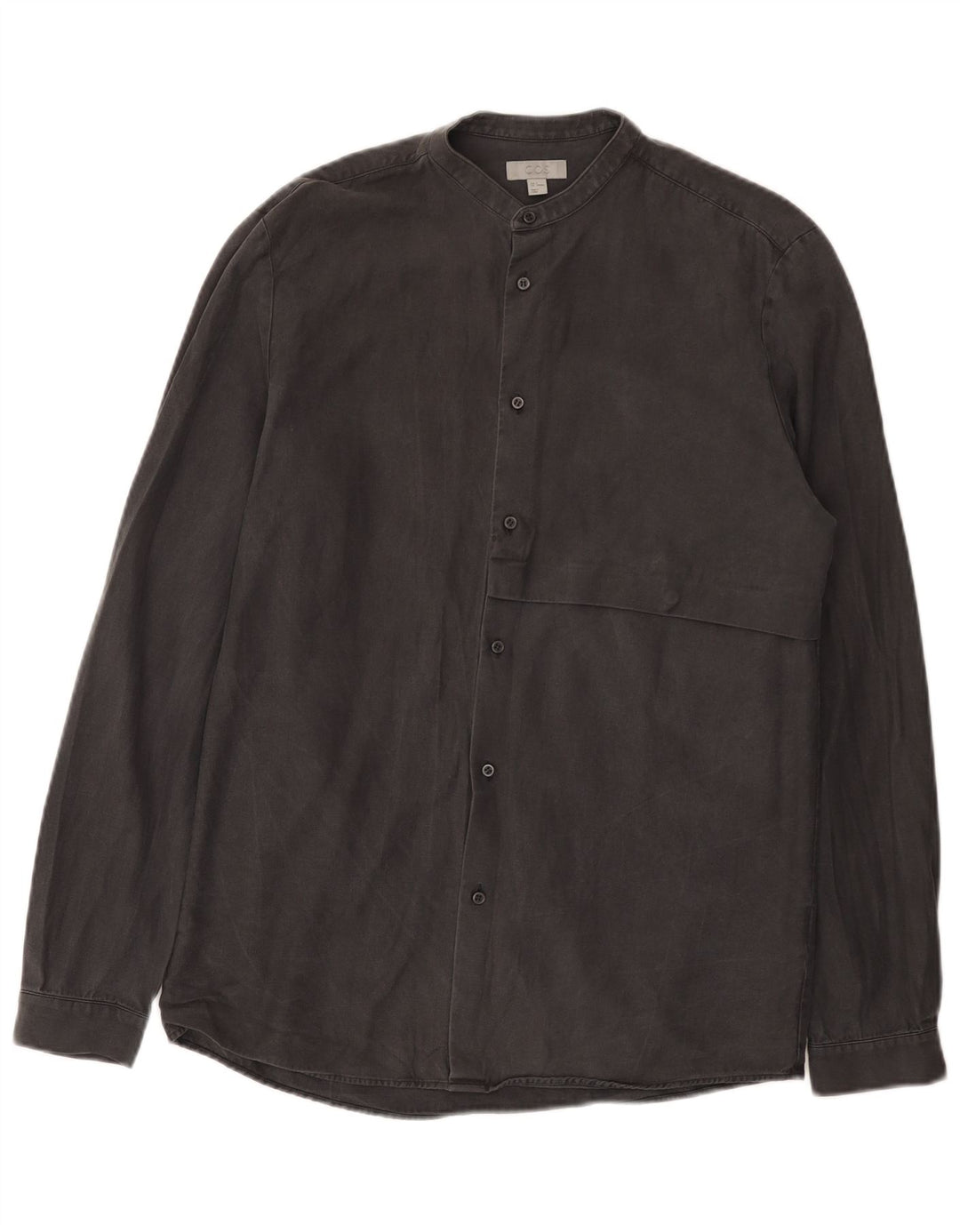 Cos Camisa Masculina Pequena Lyocell Cinza