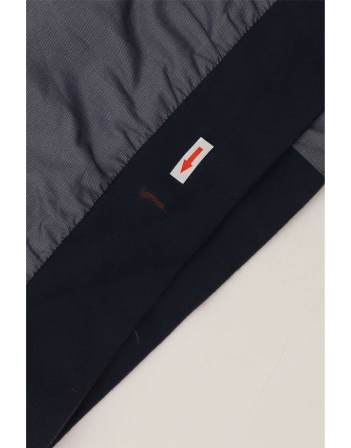 Jaqueta bomber masculina Marks & Spencer UK 46 3XL azul colorblock algodão