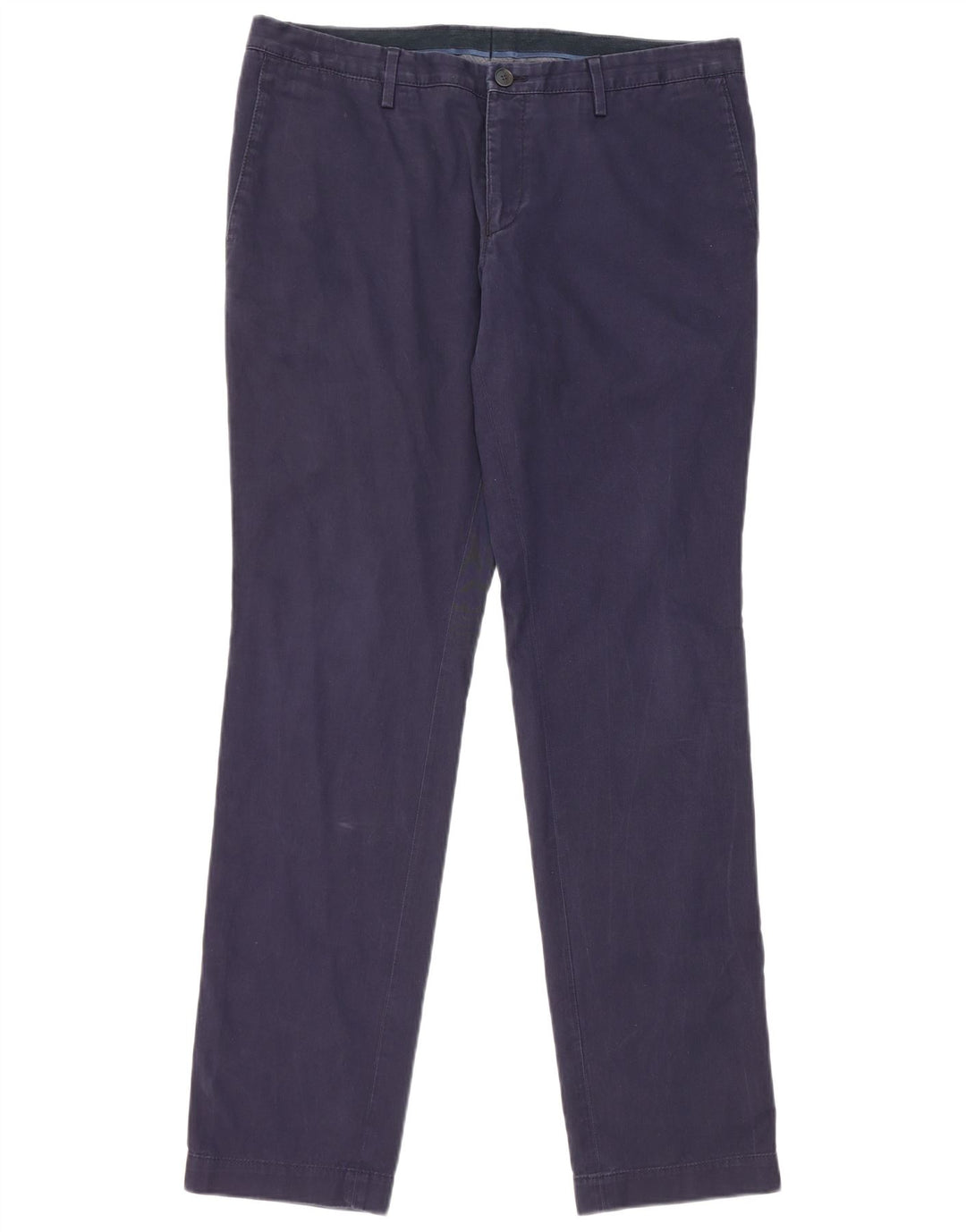 Calça Chino Masculina Slim HUGO BOSS UE 50 Grande W34 L32 Algodão Azul Marinho