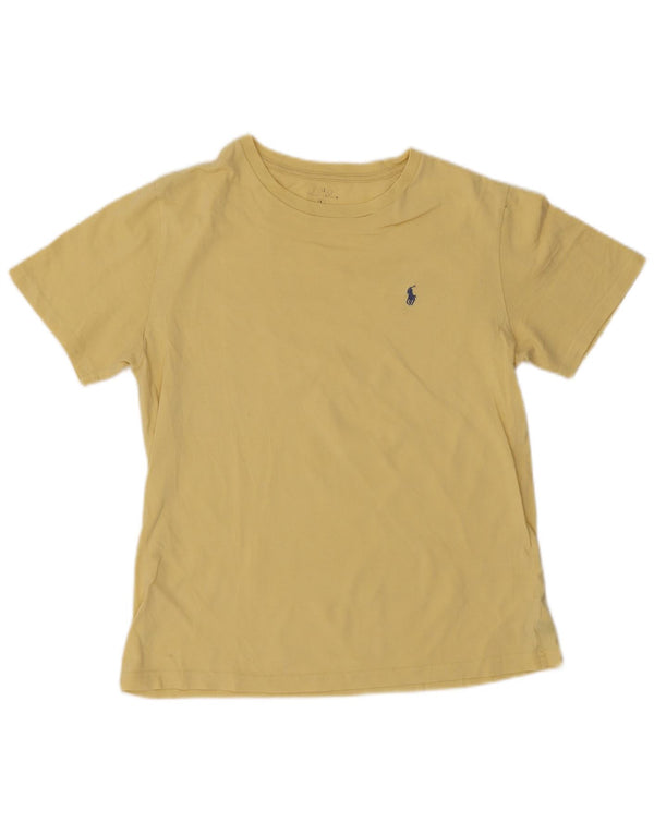 Camiseta masculina Polo Ralph Lauren grande algodão amarelo