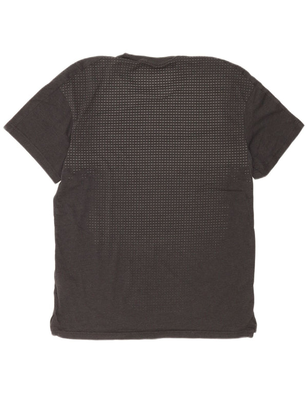 Camiseta Nike Masculina Dri Fit Graphic Top Pequeno Algodão Cinza