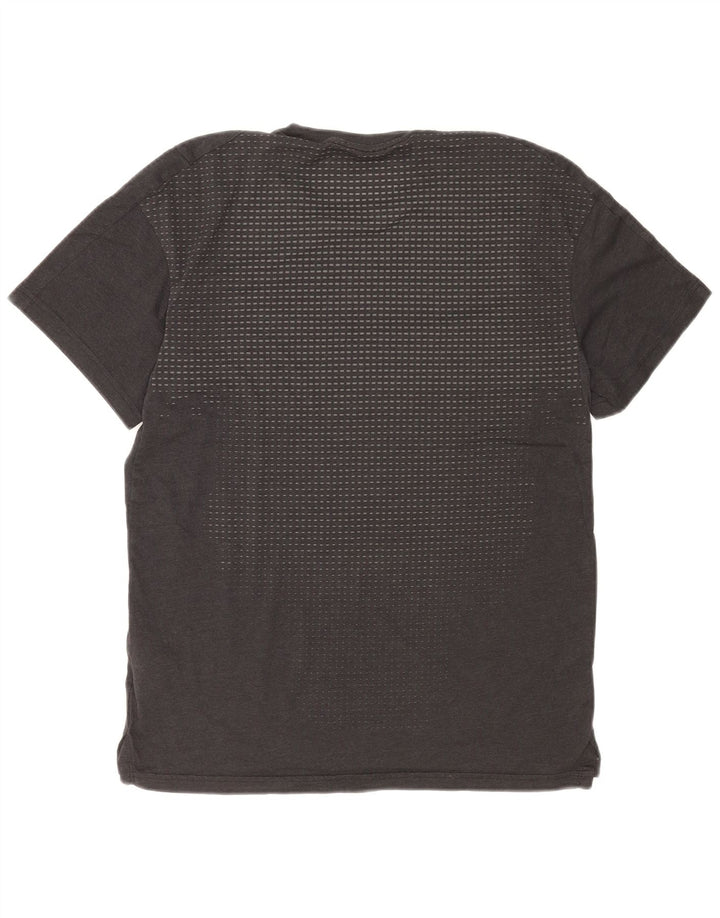 Camiseta Nike Masculina Dri Fit Graphic Top Pequeno Algodão Cinza