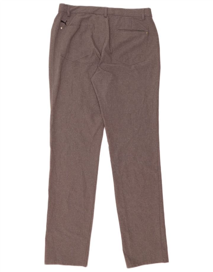 Calça Puma Masculina Slim Casual W34 L36 Cinza Poliéster