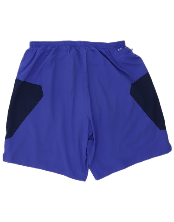 Nike Masculino Dri Fit Sport Shorts XL Roxo Colorblock