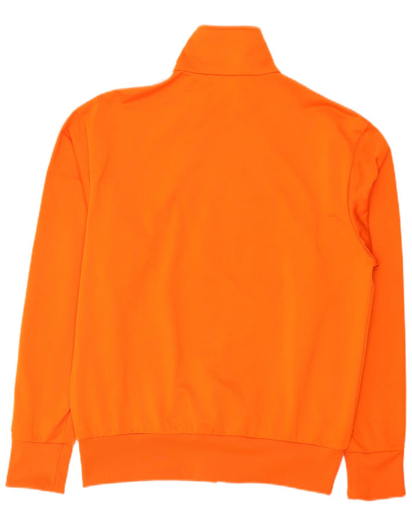 Adidas Mens Tracksuit Top Jacket Médio Laranja Poliéster