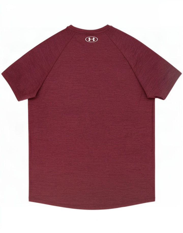 Under Armour Mens Camiseta Top Médio Poliéster Borgonha