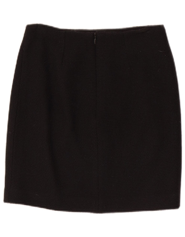 Mini saia feminina Etam IT 36 XS W24 lã preta