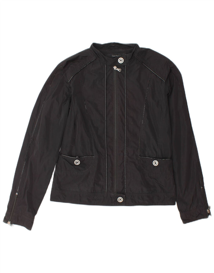 Jaqueta bomber feminina Calvin Klein UK 12 médio preto