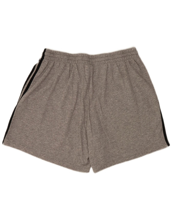 Shorts esportivos masculinos Adidas 2XL algodão cinza