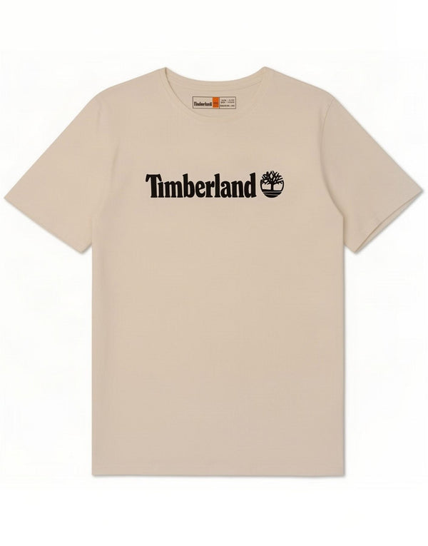 Camiseta feminina Timberland Regular Fit Graphic UK 18 XL algodão branco