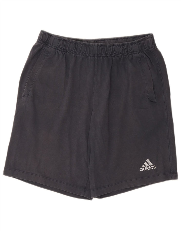 Adidas Mens Clima 365 Sport Shorts Médio Cinza Algodão