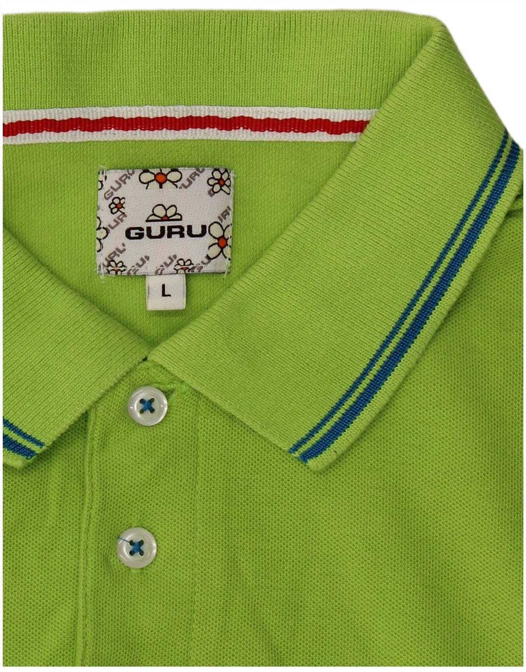 Polo GURU Meninos 15-16 Anos Grande Algodão Verde