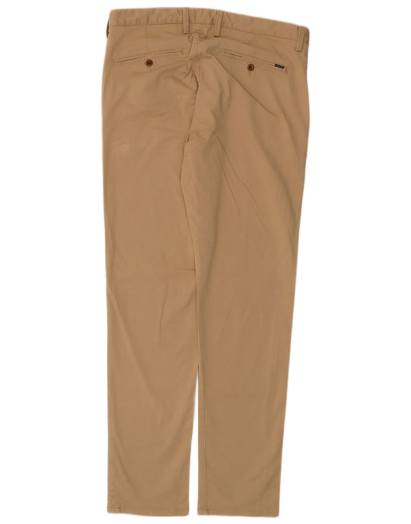 Calça Chino Masculina Slim Gant W36 L34 Algodão Bege