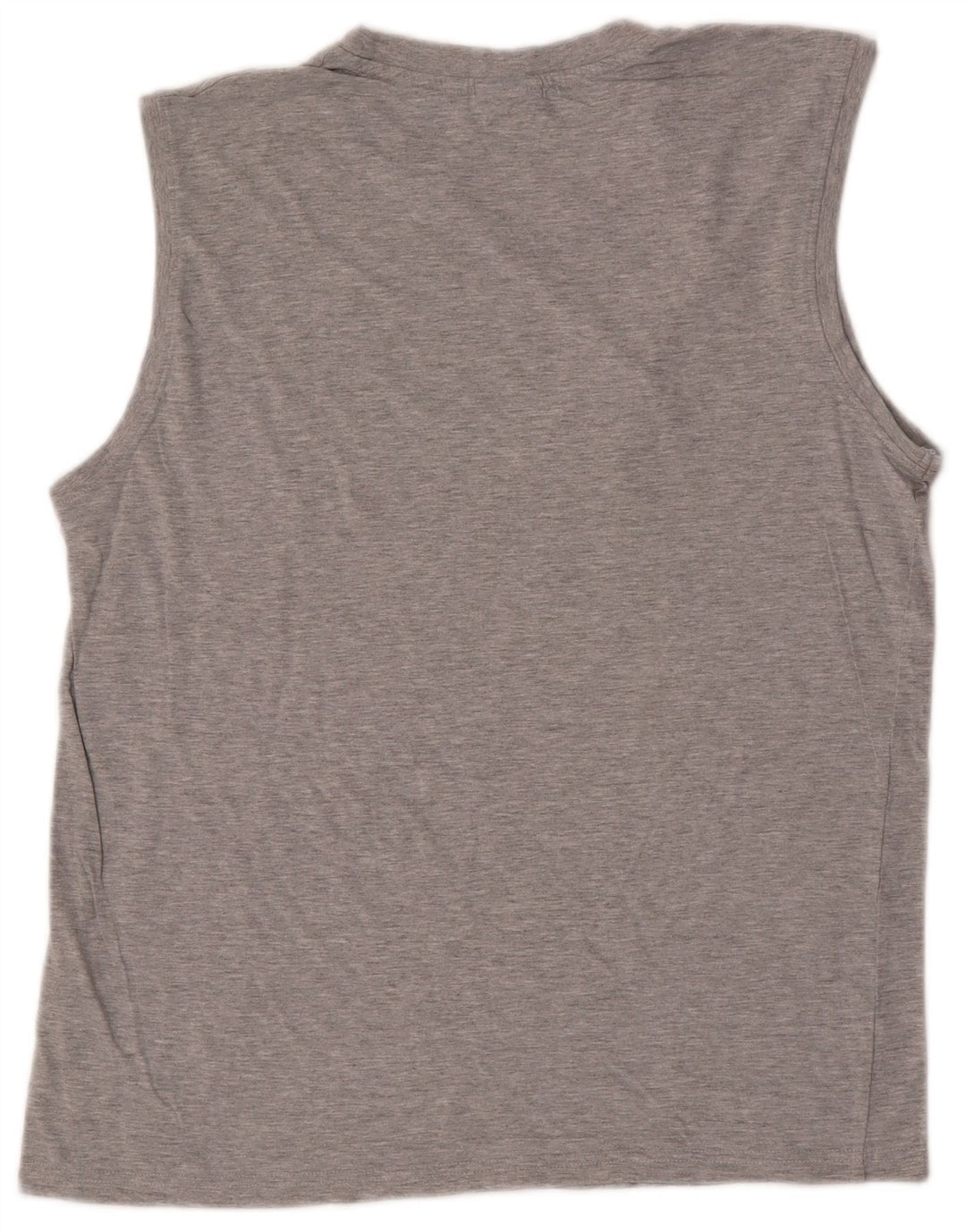 Colete gráfico masculino Ellesse Top XL cinza manchado de algodão