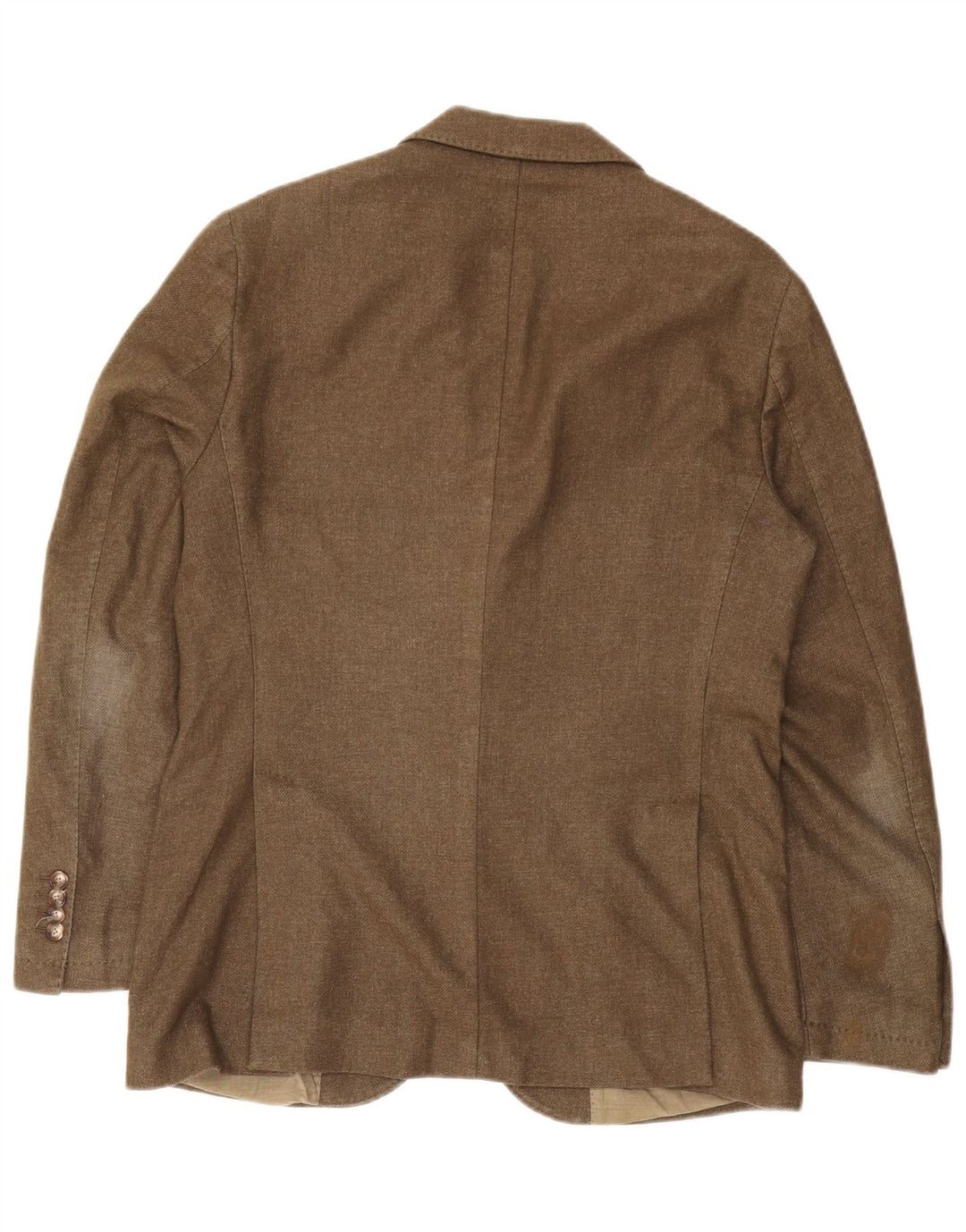 Jaqueta blazer masculina Massimo Dutti com 2 botões UE 50 grande lã marrom