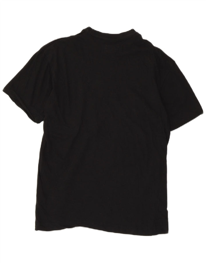 Camiseta feminina gráfica KAPPA UK 14 grande algodão preto