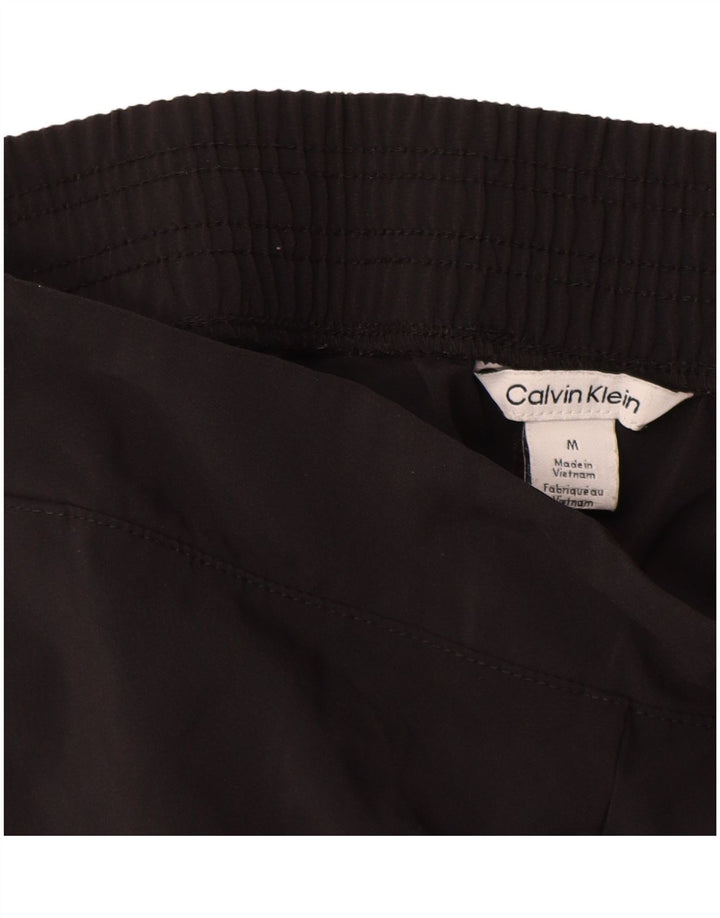 Calvin Klein Calça de treino feminina Joggers UK 14 Médio Preto Poliéster