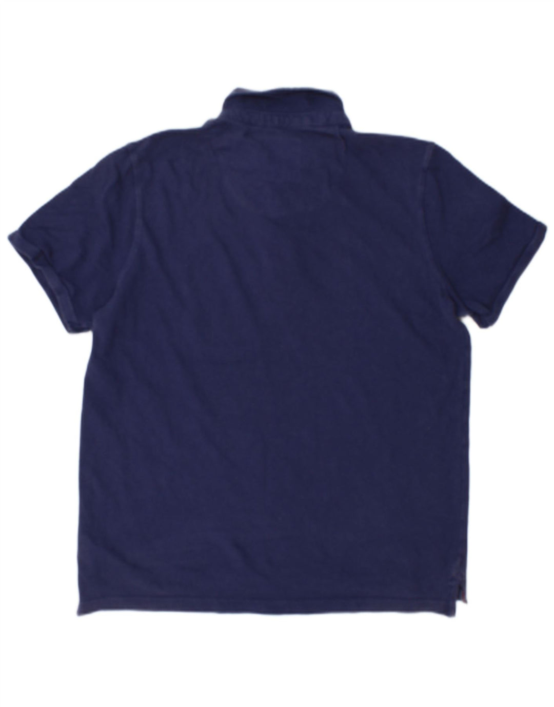 Camisa polo masculina Crew Clothing algodão azul marinho médio