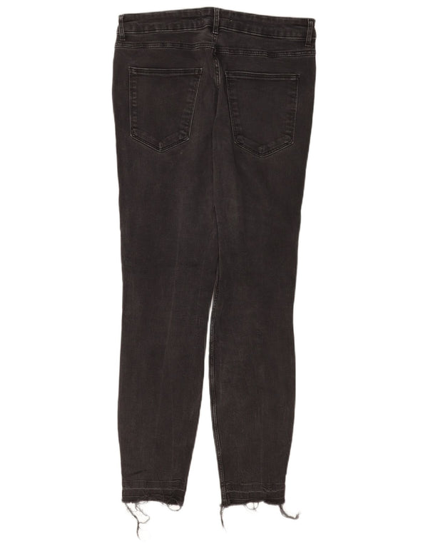 Zara Womens Skinny Jeans EU 42 Large W32 L27 Black Cotton