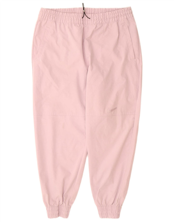 Calça de treino feminina Nike Joggers UK 18 XL roxo poliéster