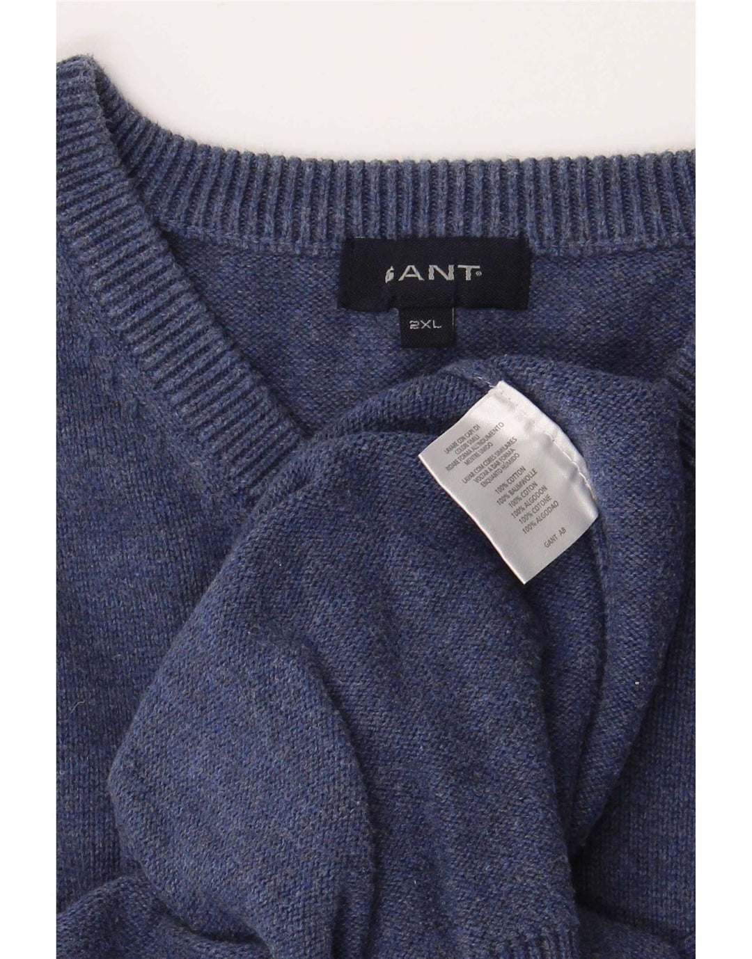 Gant Mens Colete Regata 2XL Algodão Azul Marinho
