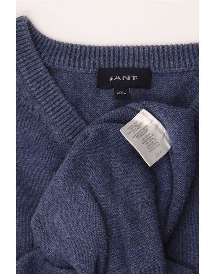 Gant Mens Colete Regata 2XL Algodão Azul Marinho