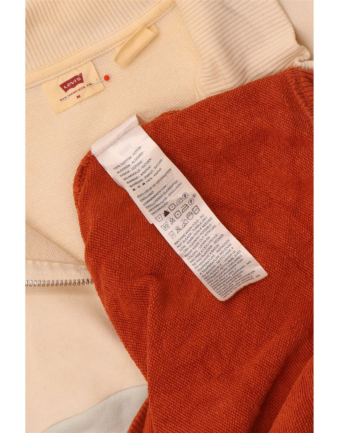 Moletom feminino Levi's Jumper UK 14 Medium Multicolor Colorblock