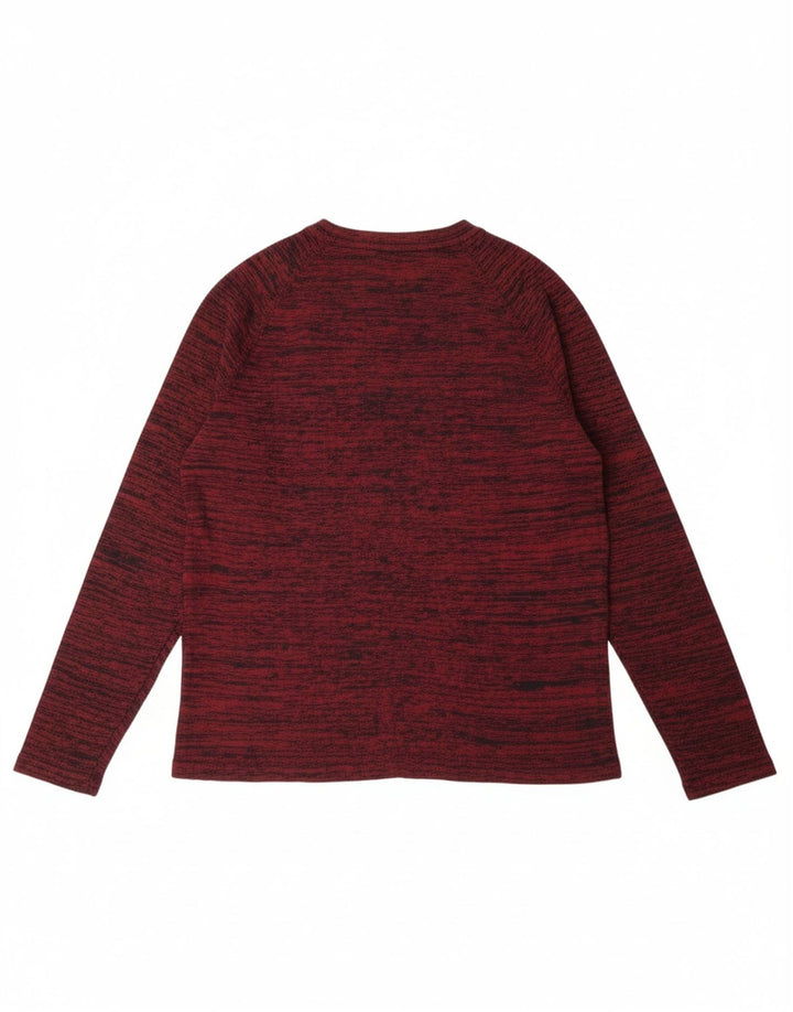 JACK & JONES Suéter masculino com gola redonda XL marrom manchado