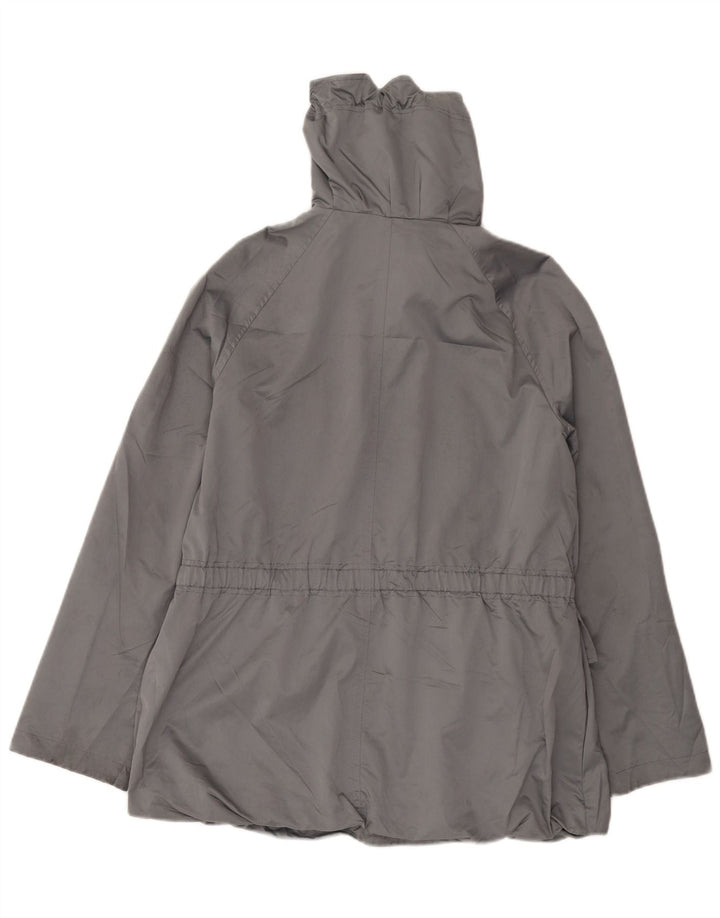Jaqueta utilitária superdimensionada feminina MINT VELVET Reino Unido 10 poliéster cinza pequeno
