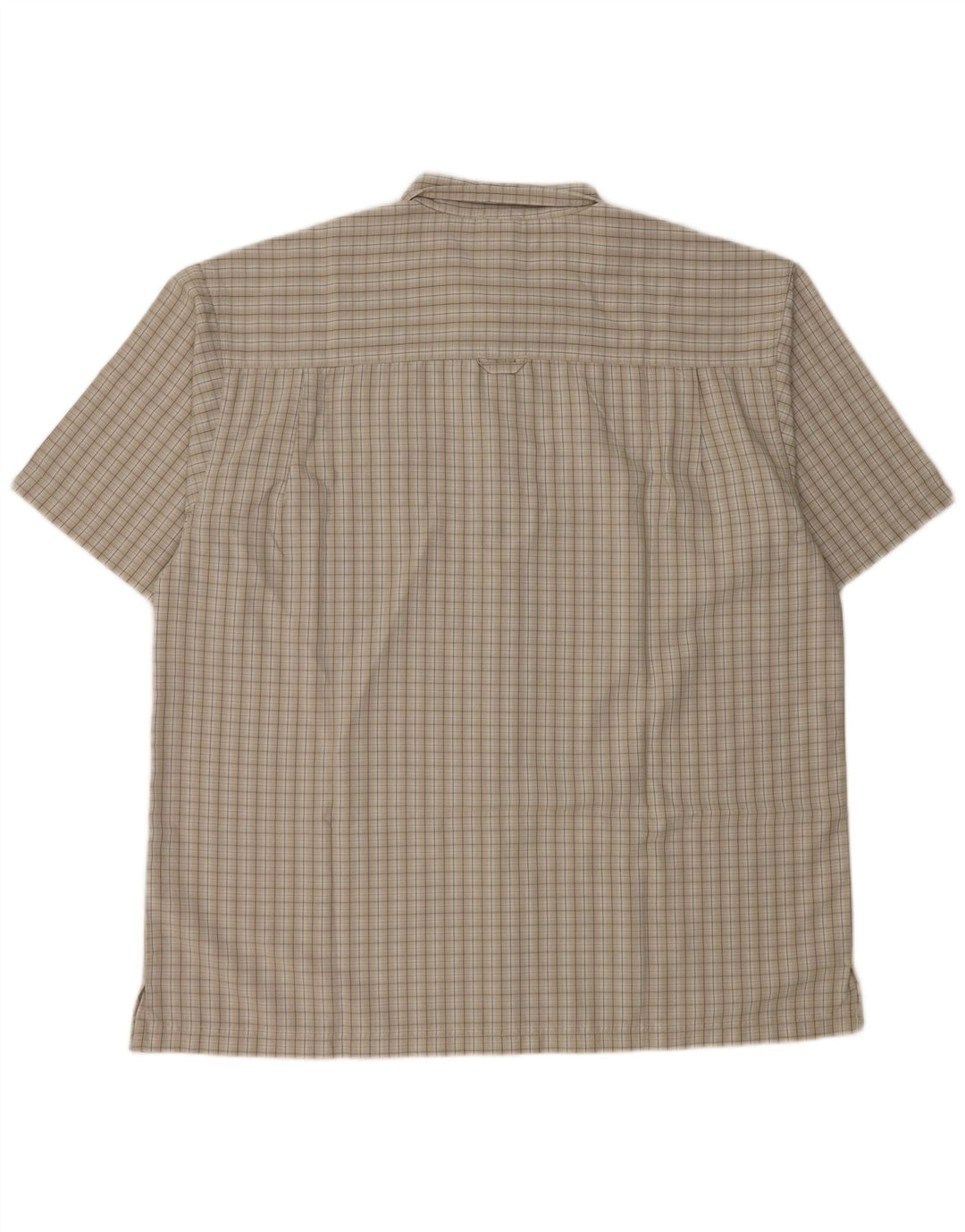 Camisa masculina de manga curta THE NORTH FACE XL cinza xadrez modal