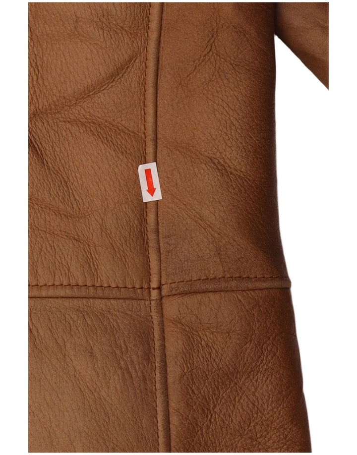 Jaqueta Sherpa masculina GIMO'S IT 52 grande marrom
