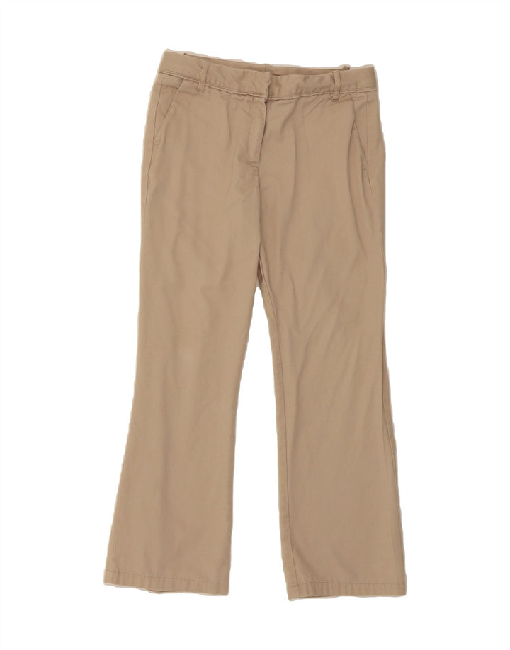 IZOD Womens Bootcut Chino Trousers US 12 Large W30 L26 Beige Cotton Vintage Izod and Second-Hand Izod from Messina Hembry 