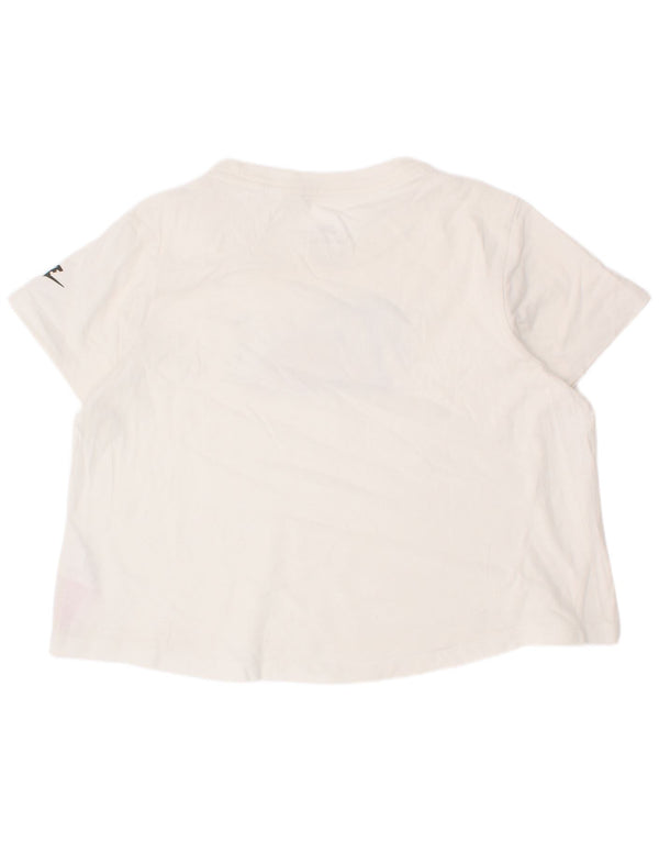 Camiseta Nike Girls Graphic Top 12-13 Anos Grande Algodão Branco