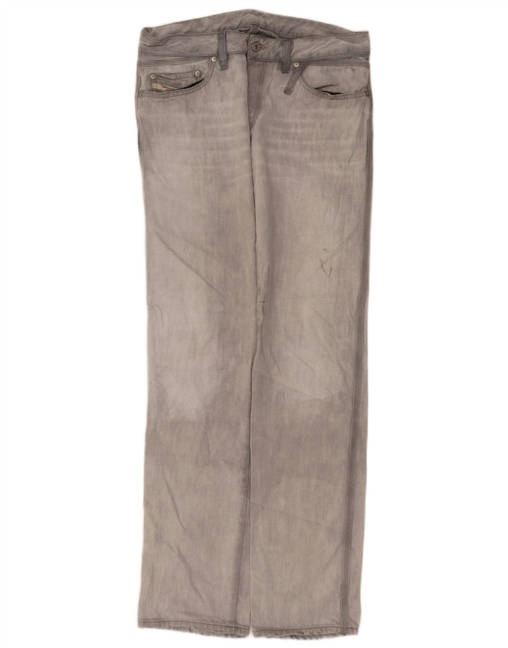 Jeans retos masculinos Diesel W32 L34 algodão cinza