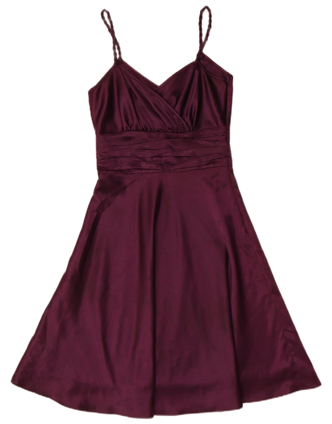 IN LINEA Vestido feminino sem mangas evasê UE 36 pequeno roxo