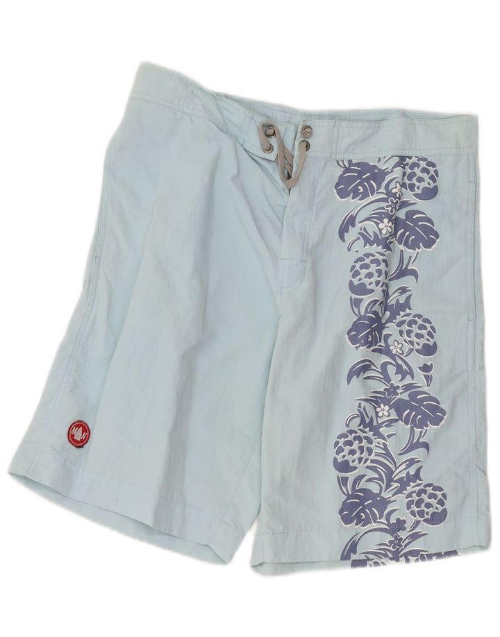 Murphy & Nye Shorts de natação masculino gráfico XL azul floral poliamida