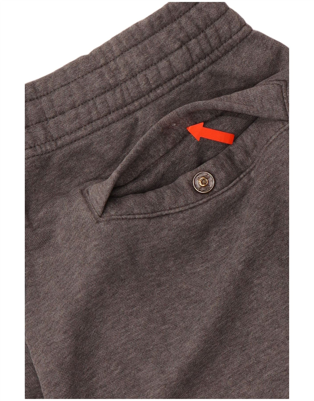 Calça esportiva feminina Nike Joggers UK 10 pequena cinza algodão