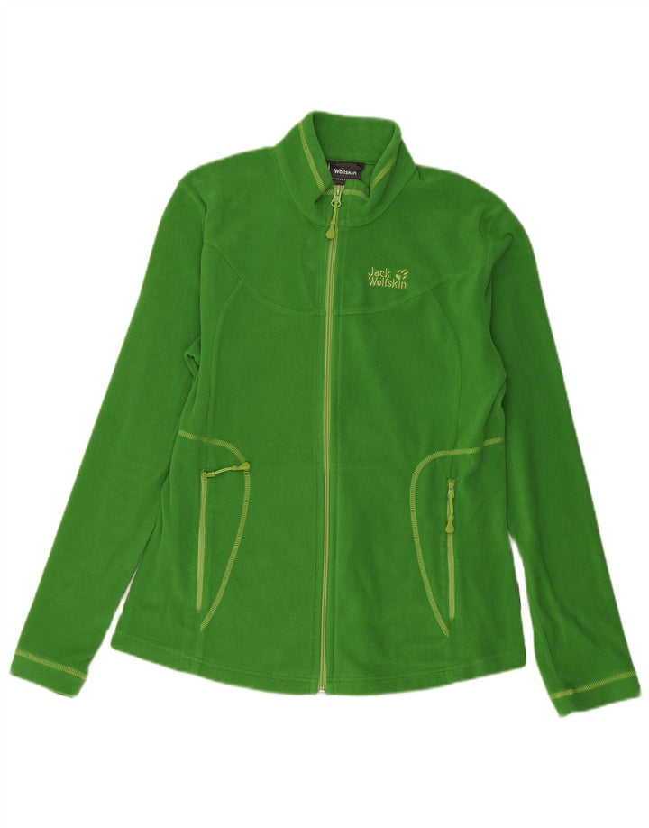 Jaqueta de lã feminina JACK WOLFSKIN Reino Unido 16 grande verde