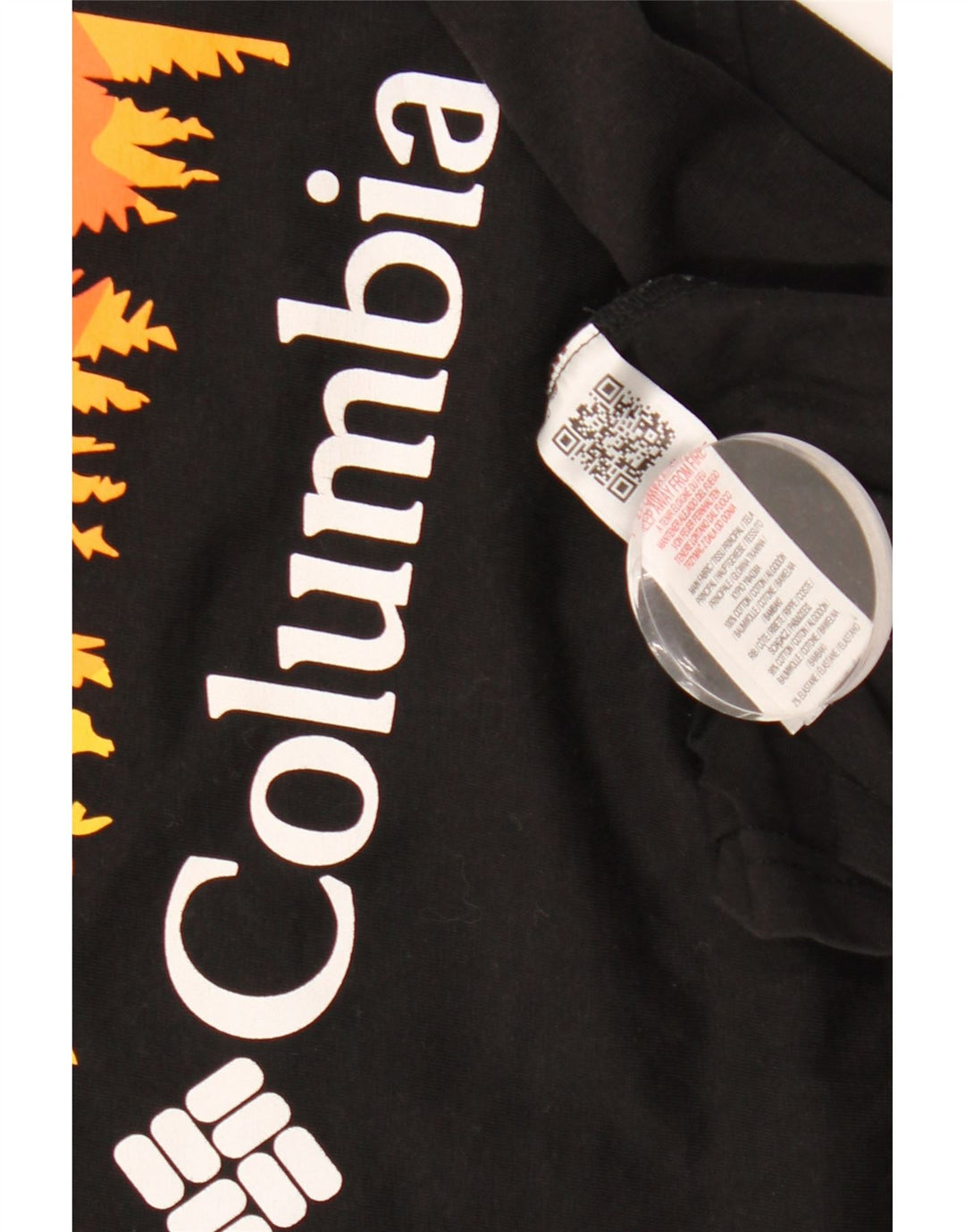 Camiseta Columbia Masculina Graphic Top Médio Algodão Preto