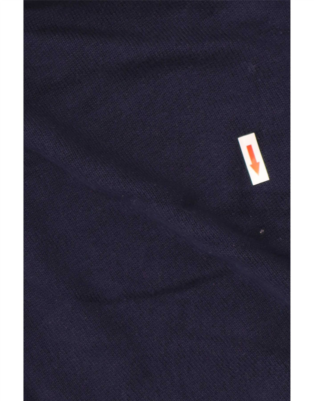 Suéter masculino Marks & Spencer com gola redonda, grande algodão azul marinho
