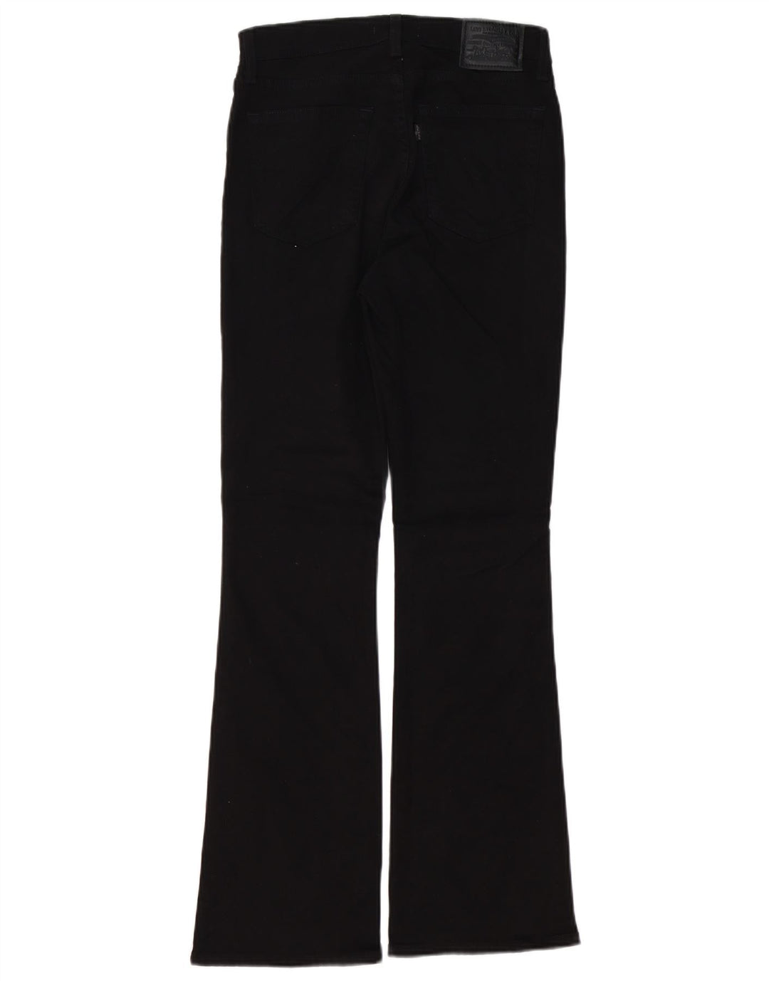 Calça jeans feminina LEVI'S 725 cintura alta bootcut W28 L30 algodão preto