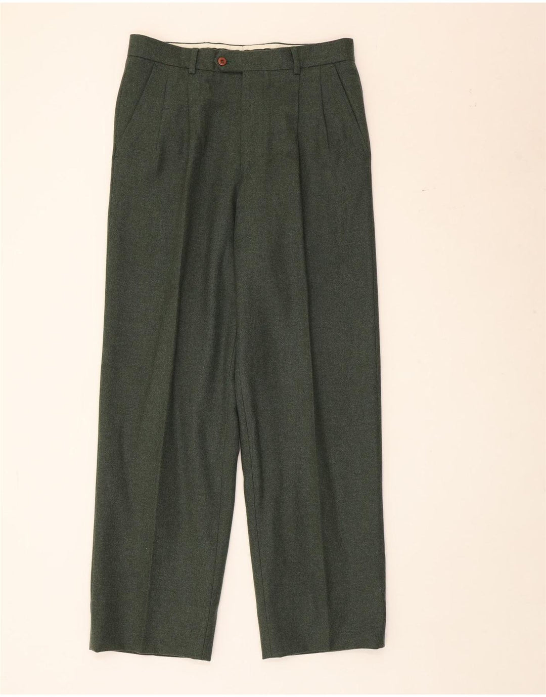 Calça masculina Valentino Pegged Suit IT 48 Médio W32 L31 Verde