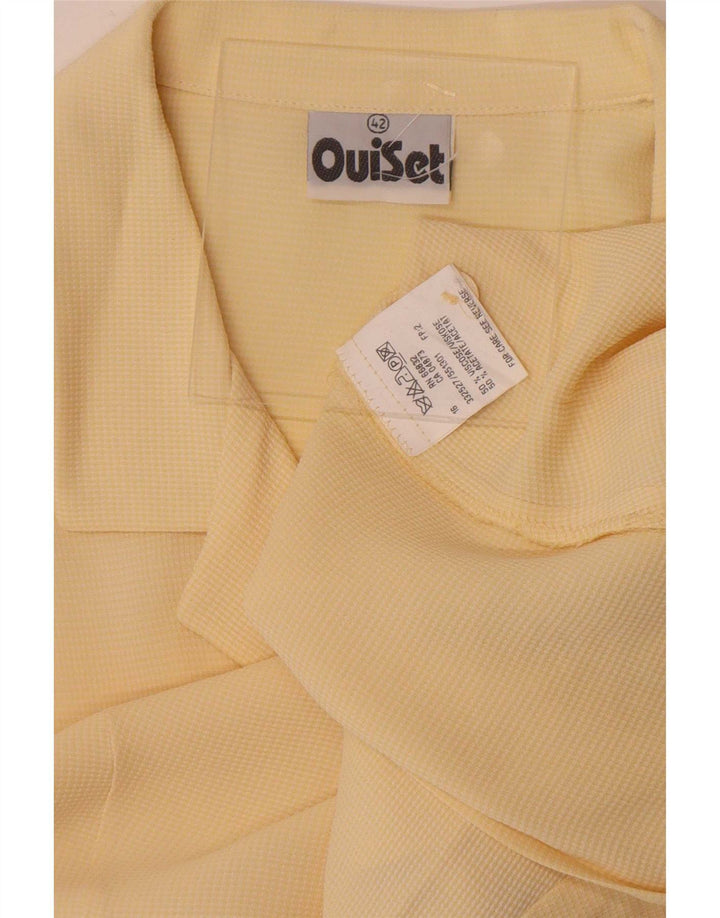 Oui Set Camisa Feminina Blusa IT 42 Viscose Amarela Média