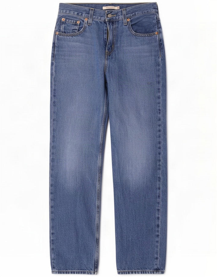 Levi's Womens Straight Jeans W26 L30 Blue Cotton