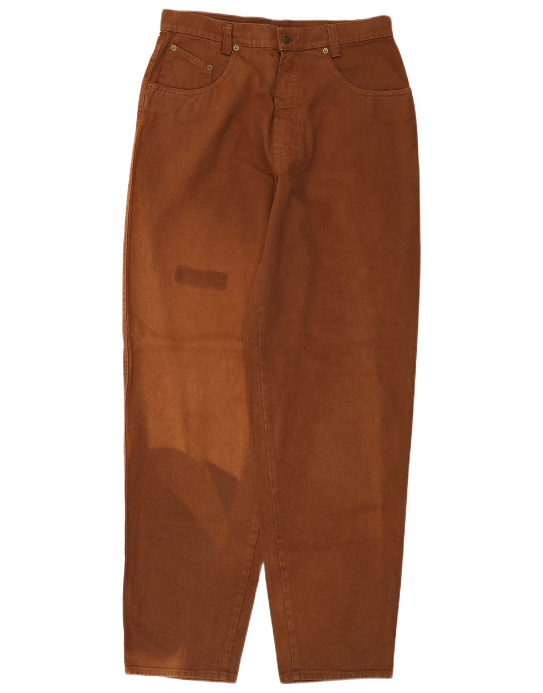 Jeans masculinos de cintura alta BERRI W34 L34 algodão marrom